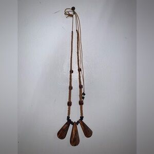 Handcrafted Brown Necklace FREE with any other item over 5$ (DM)